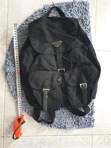 prada haversack|Prada backpack original.